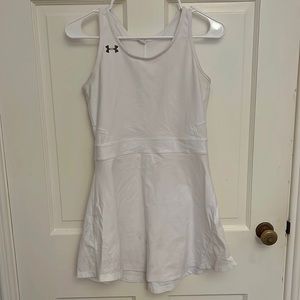 Under armor White tennis dress size small